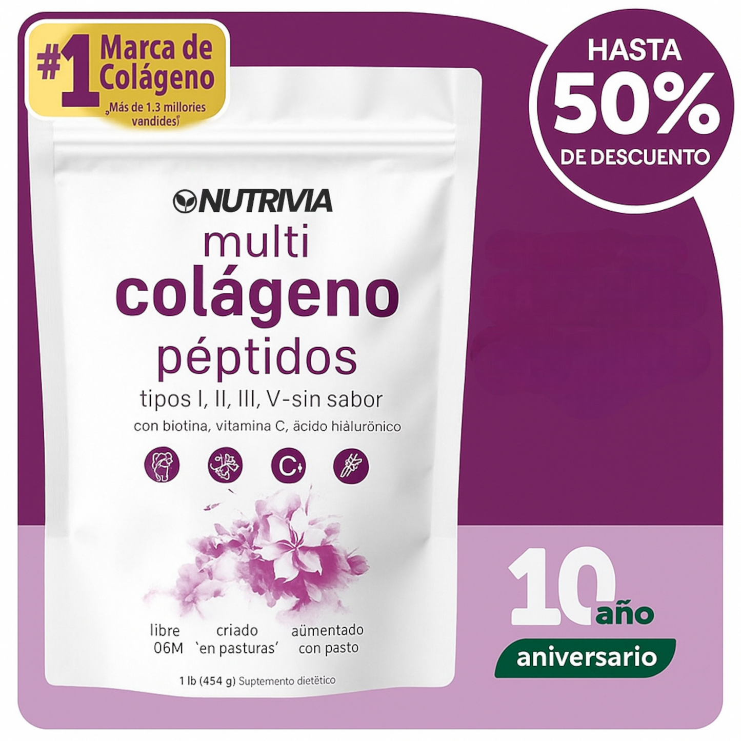 PÉPTIDOS DE COLÁGENO MULTITIPO