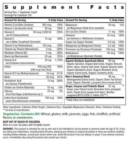 NUTRIVIA™ Multivitamins For Men Buy 2 Get 1 Free (Subscribe & Save)