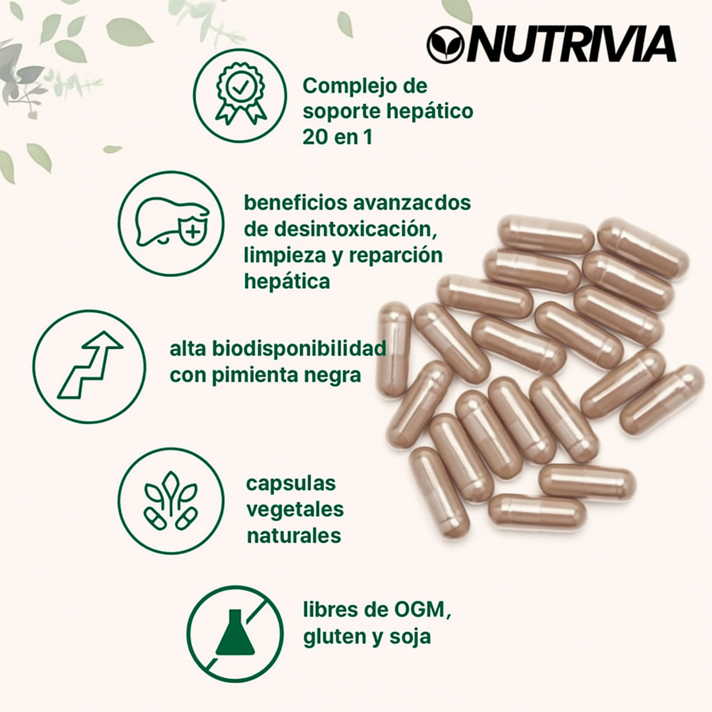 NUTRIVIA DESINTOXICACIÓN HEPÁTICA